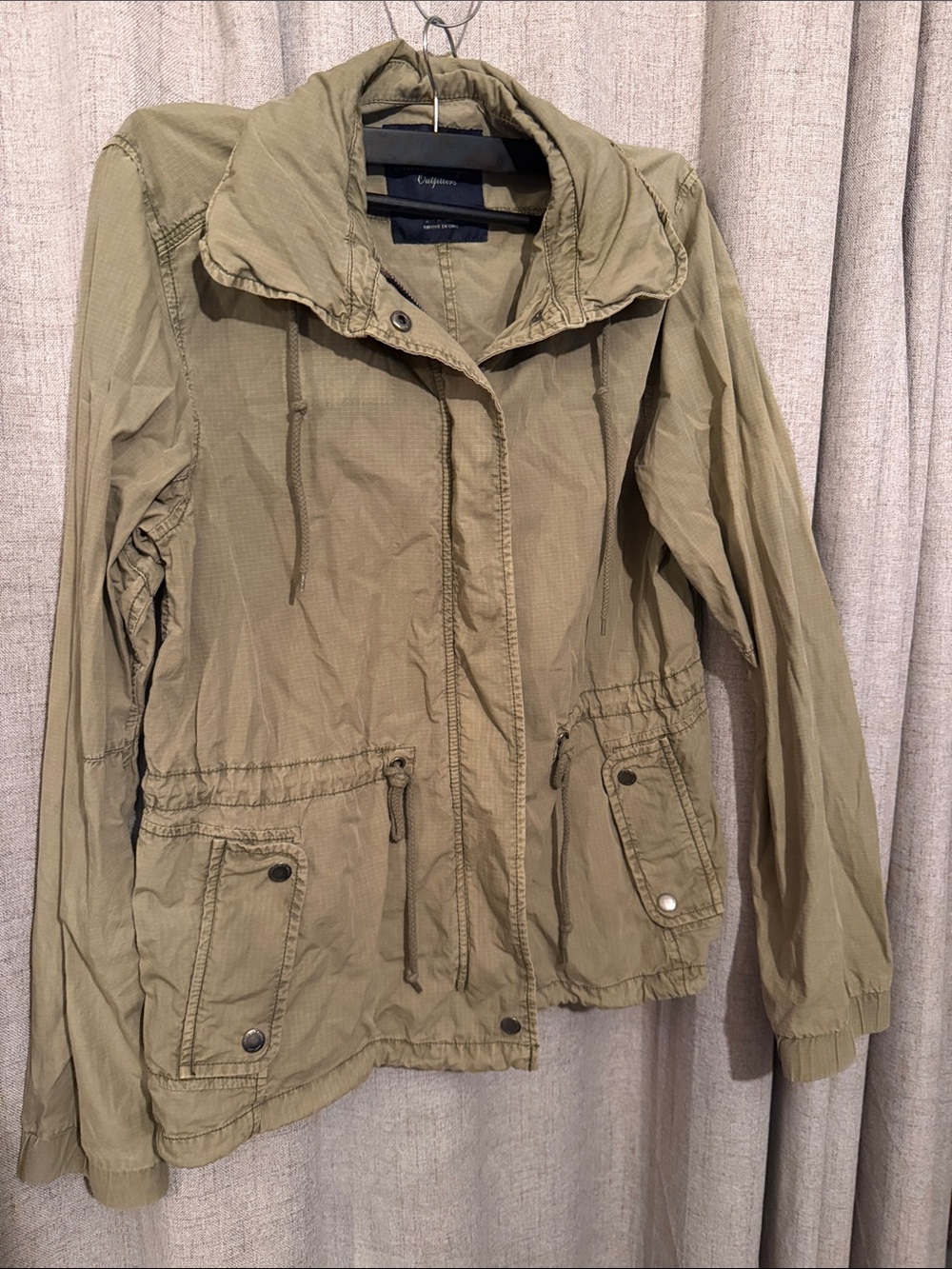 American Eagle Outfitters Olive Green Utility Jacket